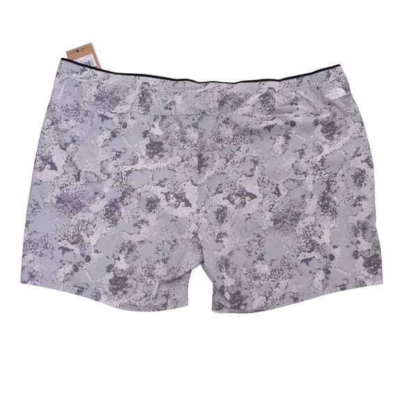 NWT The North Face Wander Shorts 2.0 Sz Big 5X Gray Moss Camo Print High Rise - Picture 2 of 12